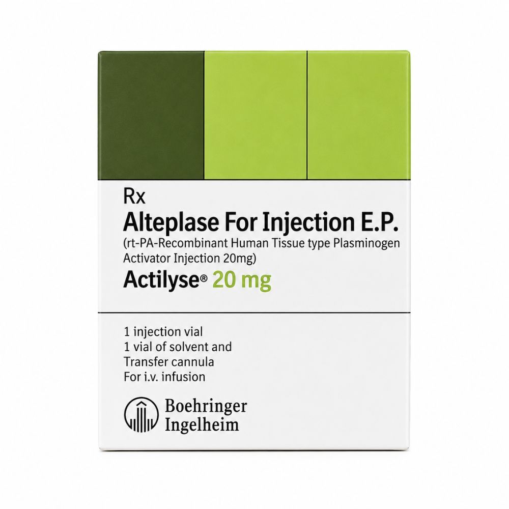 Actilyse 20 mg Injection