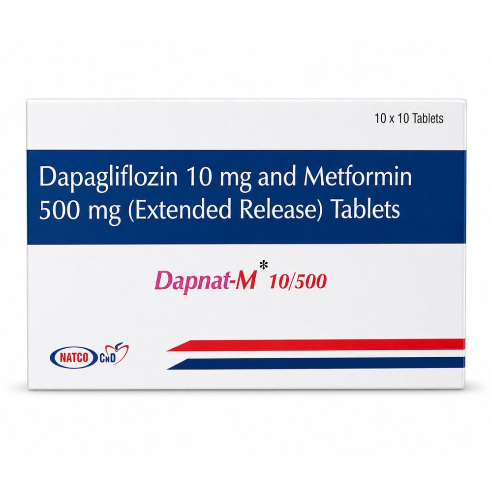 Dapnat M 10/500mg Tablet