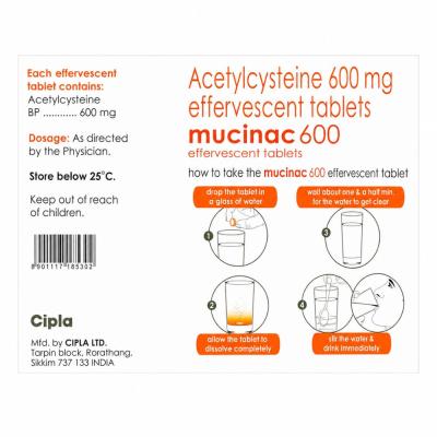 Mucinac 600mg Tablet view 3