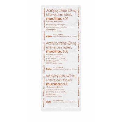 Mucinac 600mg Tablet view 4