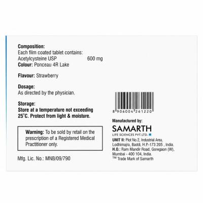 Mucomix 600mg Tablet view 2