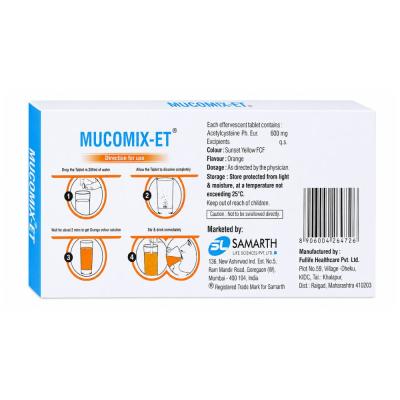 Mucomix ET Orange 600mg Tablet view 2
