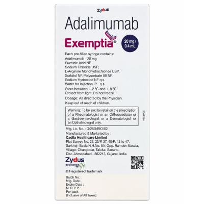 Exemptia 20mg Injection view 3