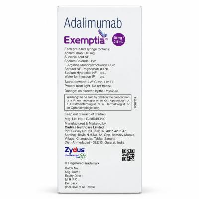 Exemptia 40 mg PFS view 3