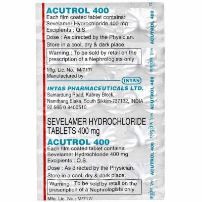 Acutrol 400 mg Tablet view 5