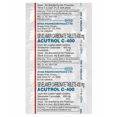Acutrol C 400 mg Tablet view 4