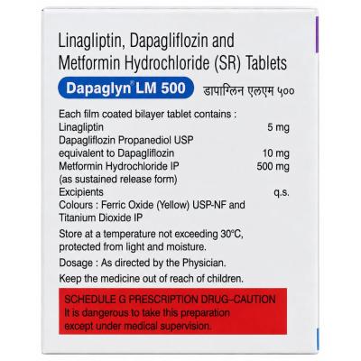 Dapaglyn LM 500mg Tablet view 4