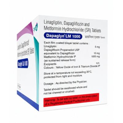 Dapaglyn LM 1000mg Tablet view 3