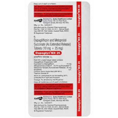 Dapaglyn MX 25mg Tablet