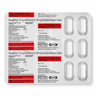 Dapnat M 10/500mg Tablet view 3