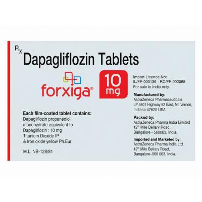 Forxiga 10mg Tablet view 2