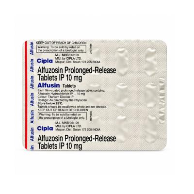 Alfusin 10mg Tablet view 4