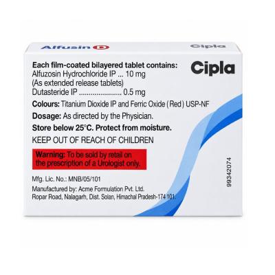 Alfusin D 10mg Tablet view 4