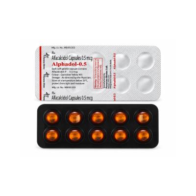 Alphadol 0.5mcg Tablet view 3