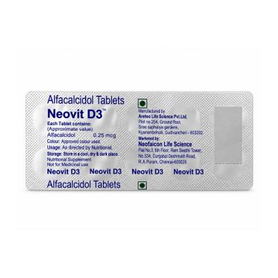 Neovit D3 0.25mcg Tablet view 3