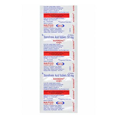 Bandrone 50 mg Tablet view 3