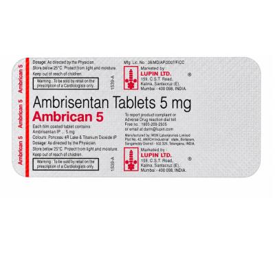 Ambrican 5mg Tablet view 3