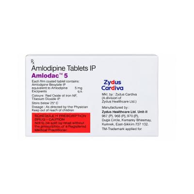 Amlodac 5mg Tablet view 4