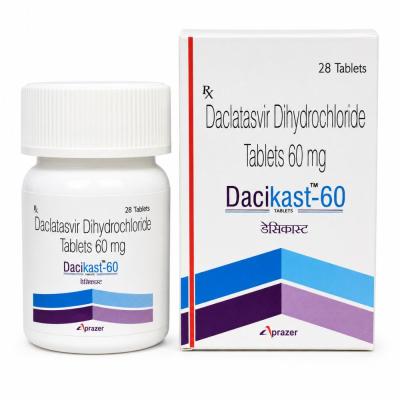 Dacikast 60mg Tablet view 2