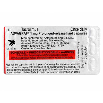 Advagraf 1 mg Capsule view 3