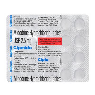 Cipmido 2.5 mg Tablet view 3