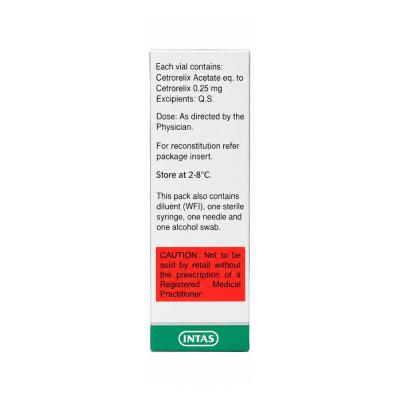 Cetrolix 0.25 mg Injection view 3